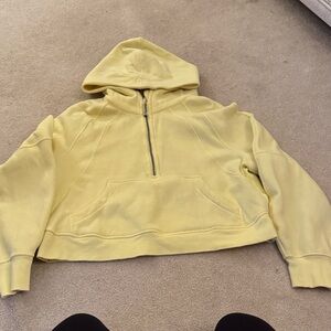 lululemon athletica Yellow Half-Zip Hoodie